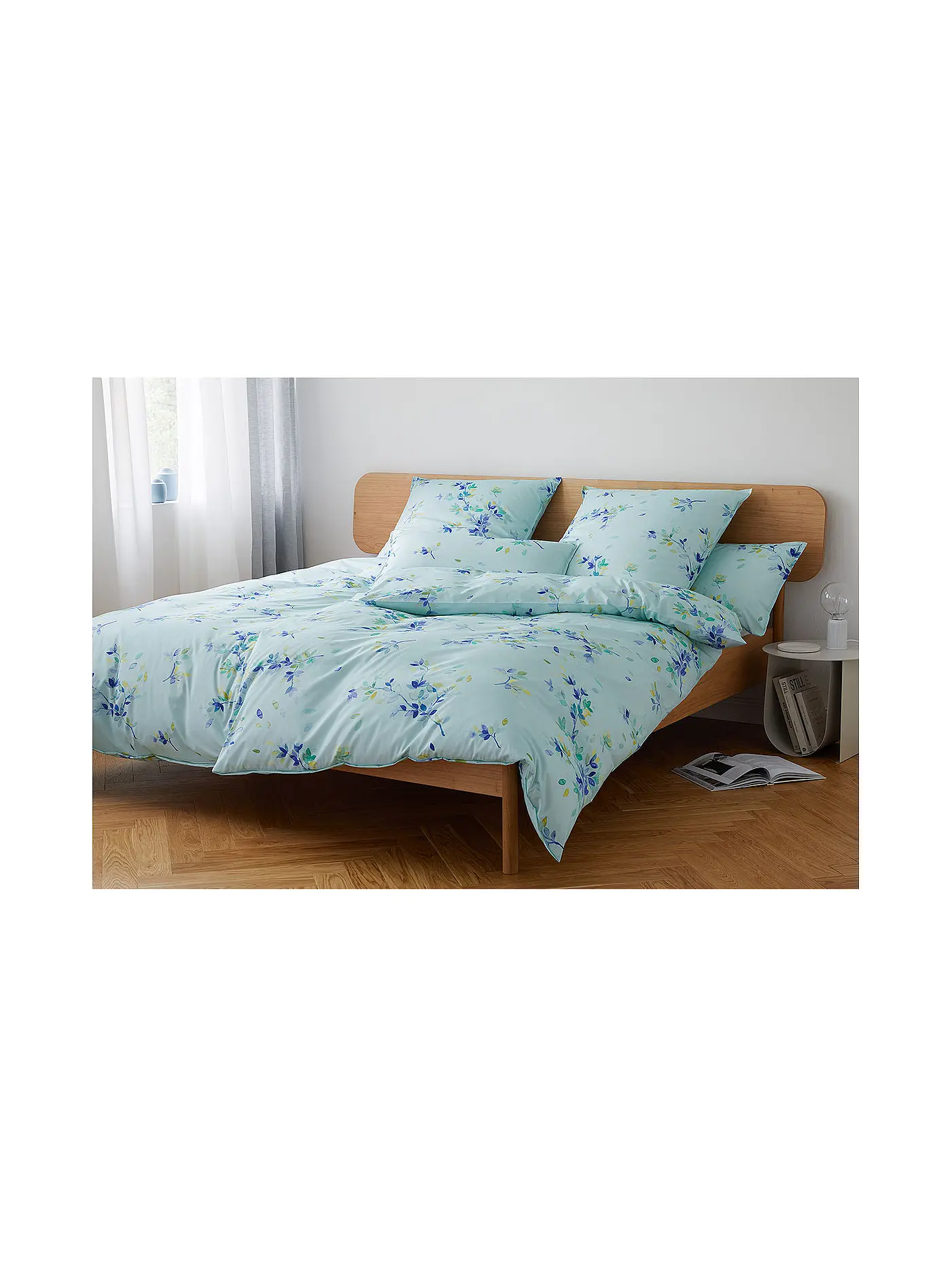 ELEGANTE | Satin Bettwäsche 70x90cm/140x200cm Light Mint | 